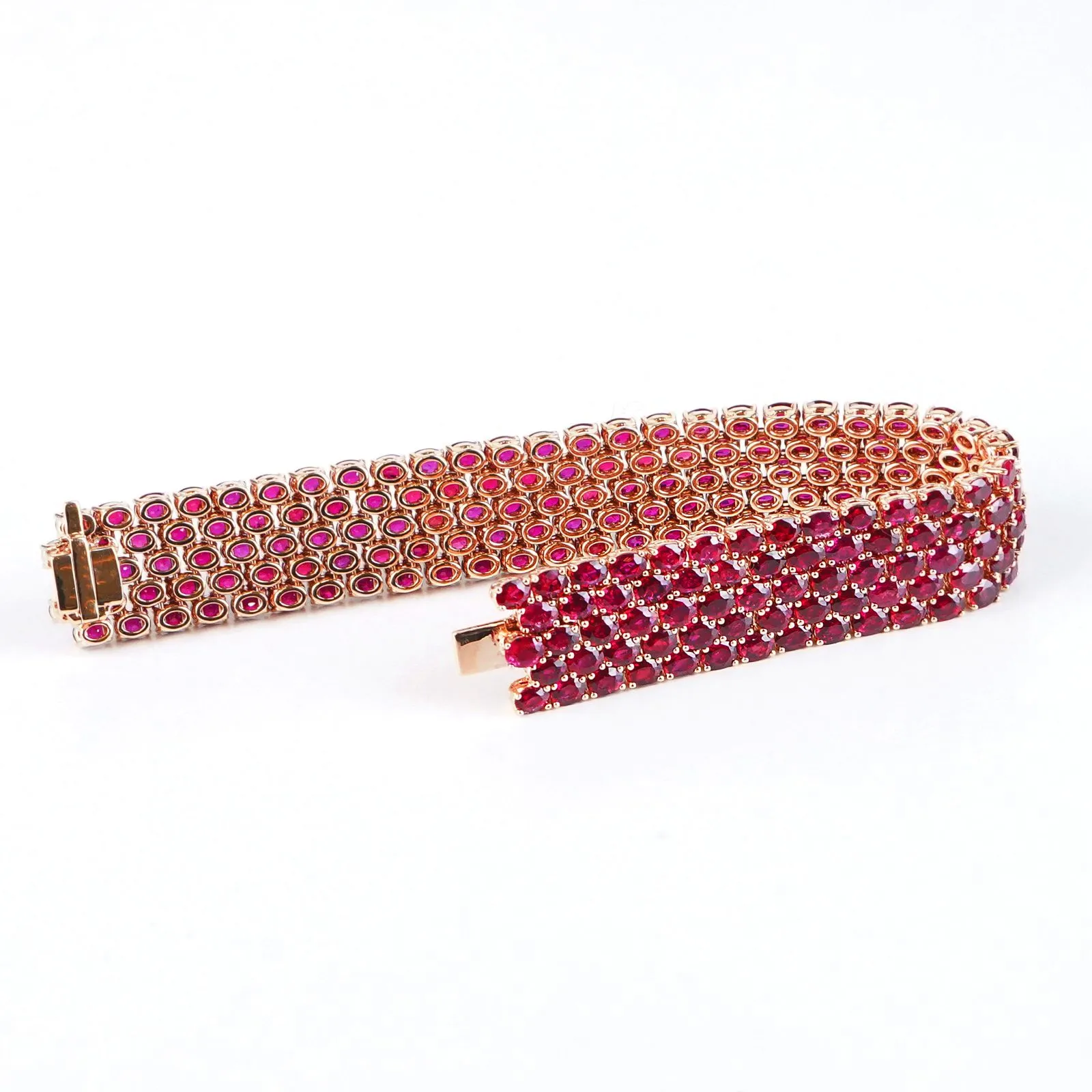 39.33 cts Oval Ruby Tennis Bracelet (ENQUIRE)