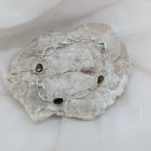 4 green tourmaline bracelet