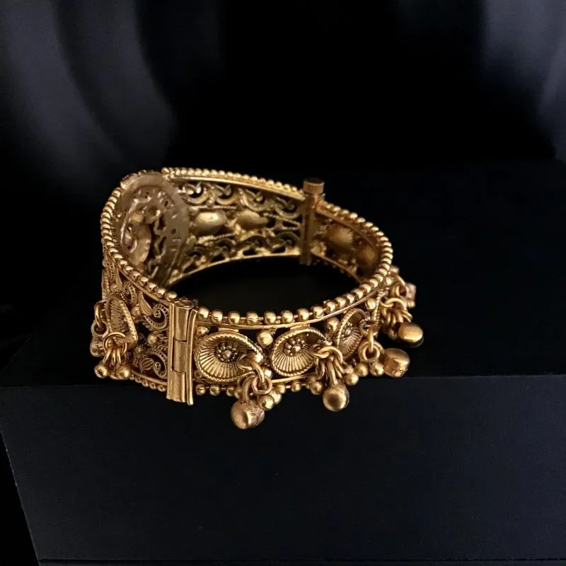 Antique Gold finish Ruby Bracelet
