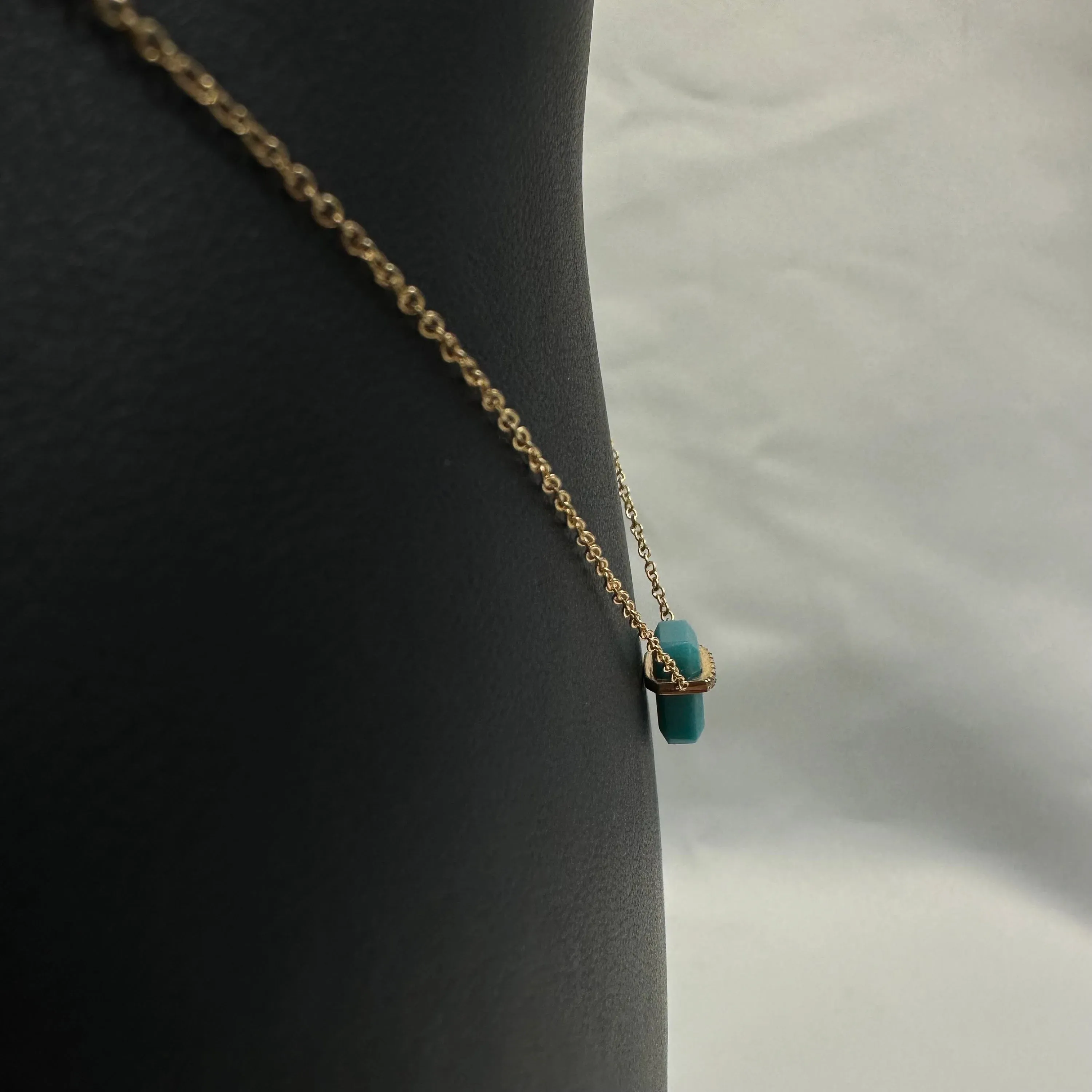 Diamond Turquoise Necklace