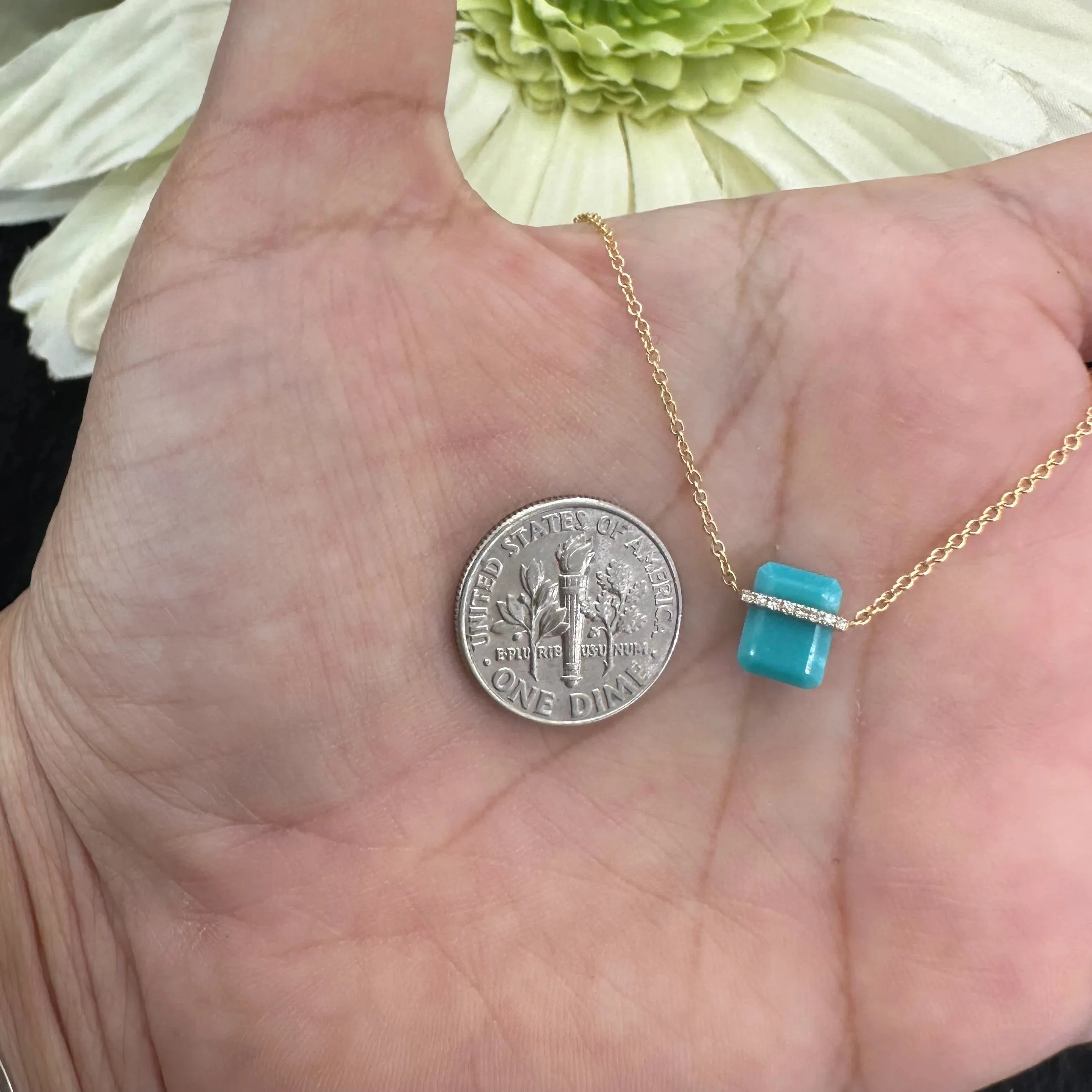 Diamond Turquoise Necklace
