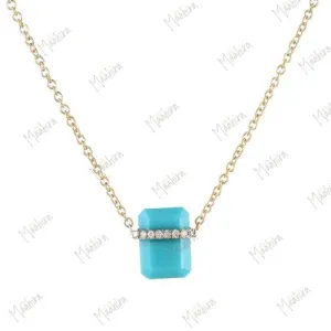 Diamond Turquoise Necklace