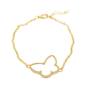 Mother Of Pearl Butterfly Bracelet