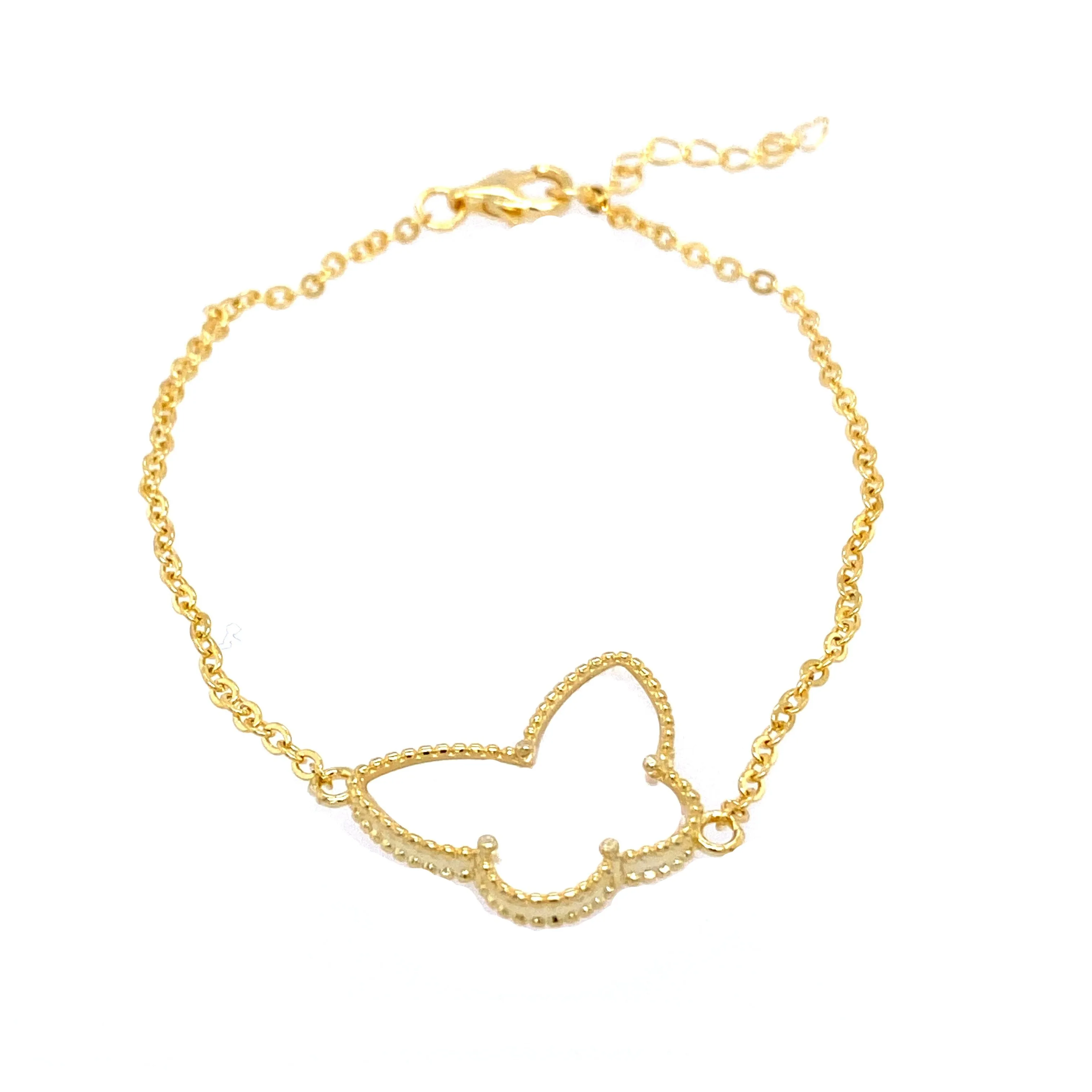 Mother Of Pearl Butterfly Bracelet