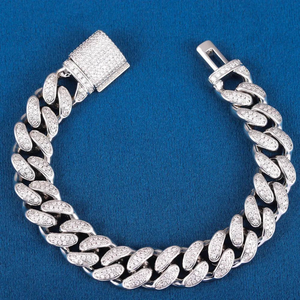Necklace bracelet Hip Hop Men Maimi Cuban Link Chain