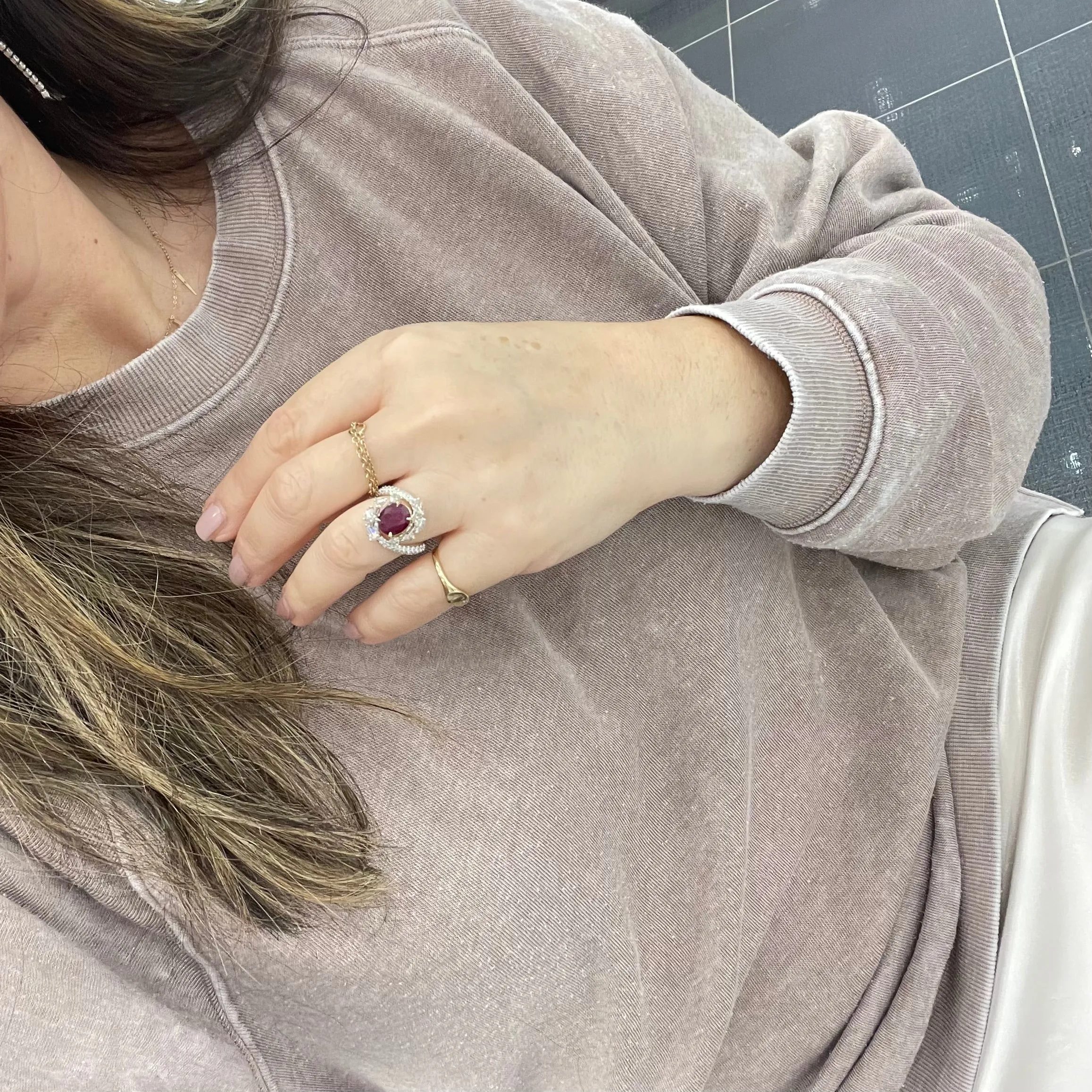Ruby & Diamond Statement Ring