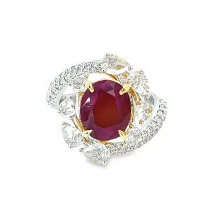 Ruby & Diamond Statement Ring