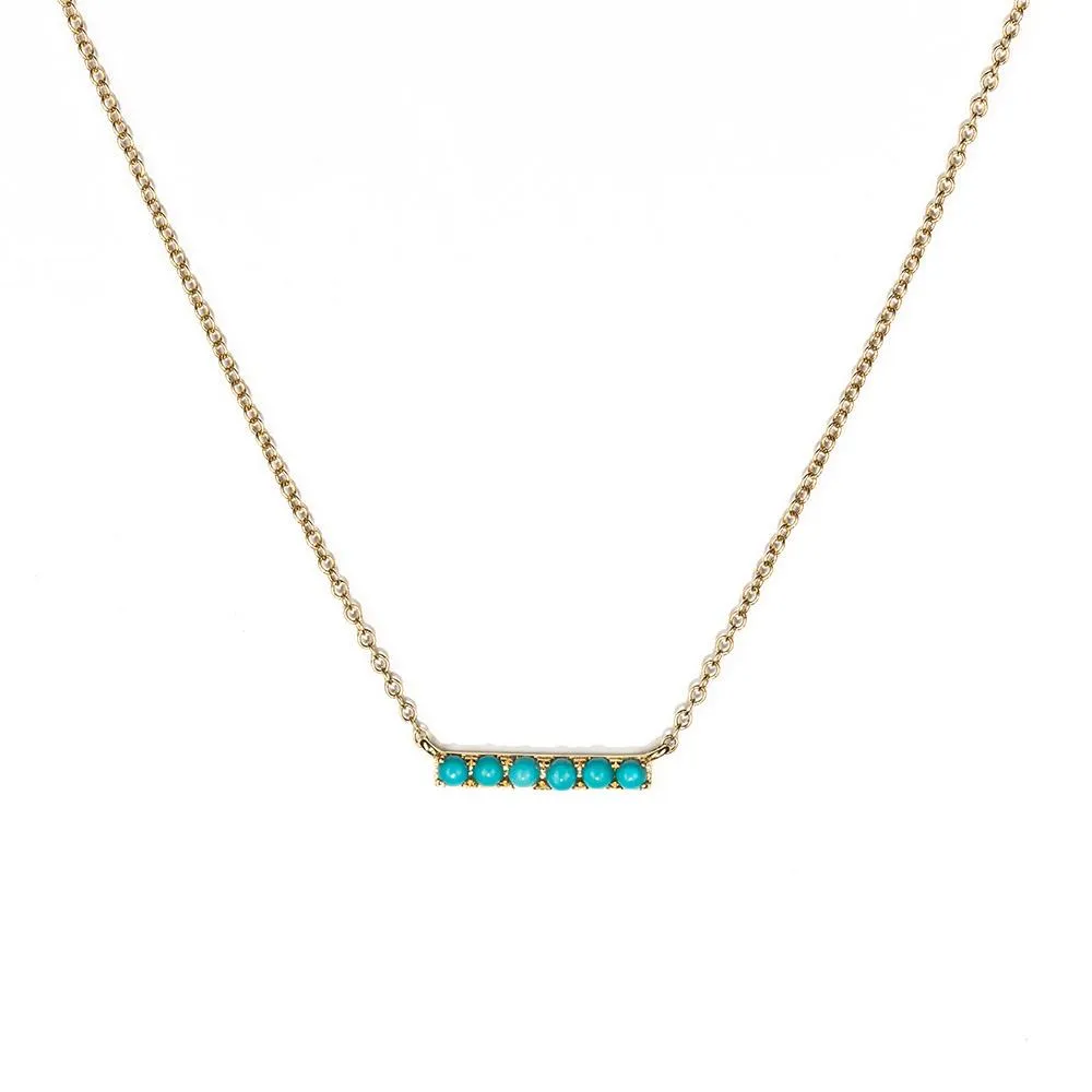 Turquoise Bar Necklace