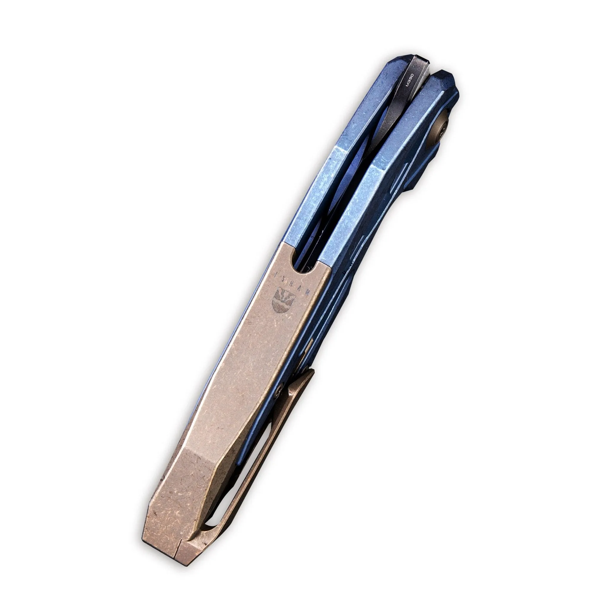 WEKNIFE Arrakis Flipper Knife Titanium Handle (3.45" M390 Blade) 906B
